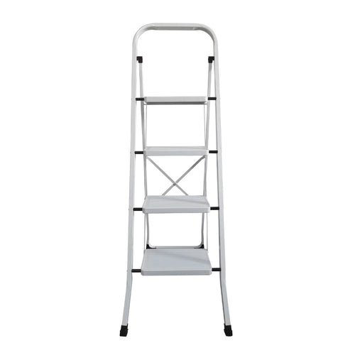ESCALERA DE TIJERA ACERO 150KG 4 ESCALONES MIRLO JZ916-4B