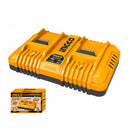 CARGADOR DE BATERIA RAPIDO DOBLE 4AH INDUSTRIAL P20S 20V INGCO FCLI2034