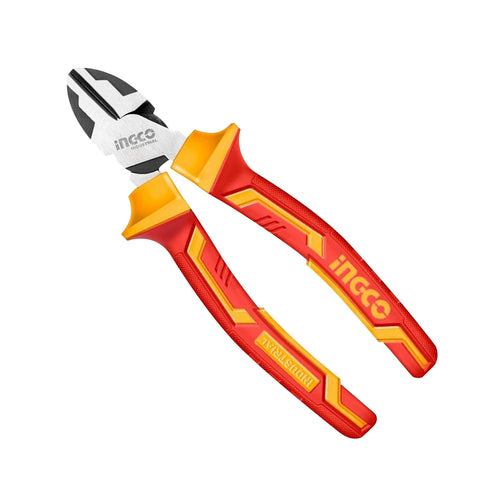 Alicate De Corte Diagonal Industrial Aislado Vde 160Mm/6" Ingco Ss Hihldcp28160