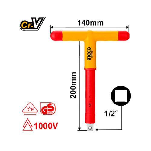 LLAVE AISLADA VDE MANGO EN T 1/2