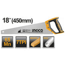 SERRUCHO CARPINTERO 450MM/18MM INGCO HHAS15450