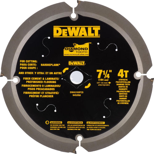 Disco De Sierra Circular 7 1/4" 4 Dientes