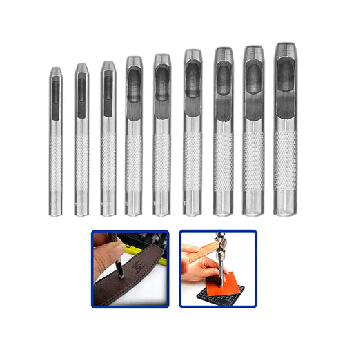 SET SACABOCADOS 2.5-10MM 9 PIEZAS WADFOW WCC7509
