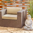 Buda Sentado Gris 59X38.5 Cm