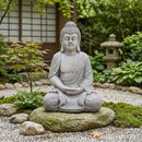 Buda Sentado Gris 59X38.5 Cm