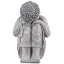Buda Durmiendo Gris 48X40 Cm
