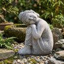 Buda Durmiendo Gris 48X40 Cm