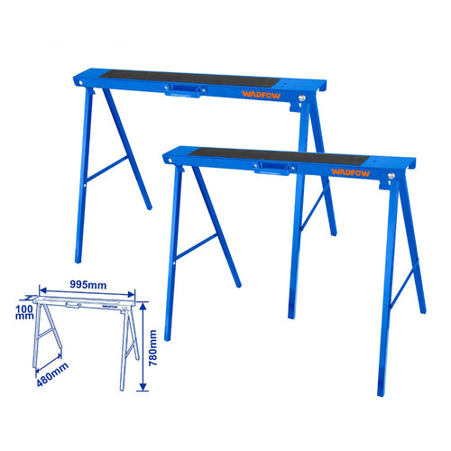 CABALLETE PLEGABLE 2 PIEZAS 100KG 995X480X780MM WADFOW WDZ1510