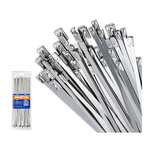 SET AMARRAS ACERO 100 PIEZAS 4,6X200MM WADFOW WFZ20046