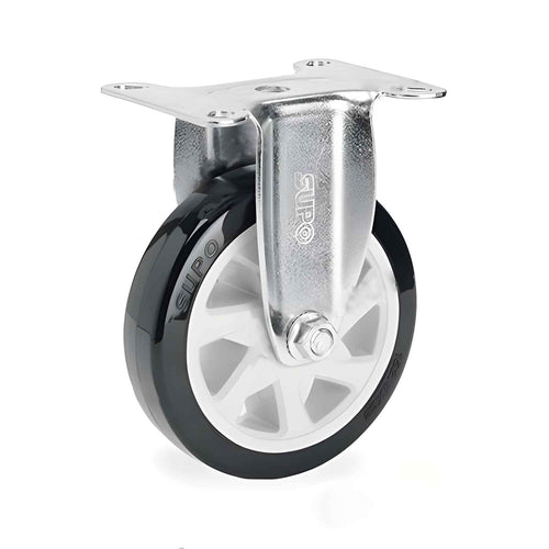 Z05 PU Rueda Fija Base Plana 150mm - Supo