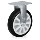 Z07 PU Rueda Fija Base Plana 200mm - Supo