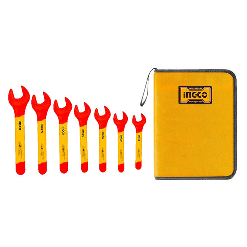 SET LLAVES PUNTA INDUSTRIAL AISLADAS VDE 8-19MM 7 PIEZAS INGCO HKISPA0701