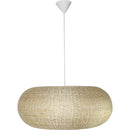 Lampara Colgante Circular Ii Mimbre Blanco