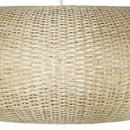 Lampara Colgante Circular Ii Mimbre Blanco