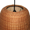 Lampara Colgante Diamante Ii Mimbre Cafe