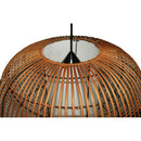 Lampara Colgante Globo Mimbre Cafe