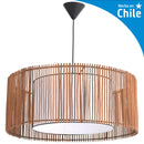 Lampara Colgante Catalina Mimbre Cafe