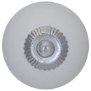 Set De Perillas Porcelana 40 Mm 2 Unidades Blanco