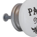 Set De Perillas Paris Porcelana 40 Mm 2 Unidades