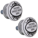 Set De Perillas Home Porcelana 40 Mm 2 Unidades
