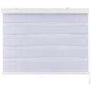 Cortina Roller Duo Black Out Blanco