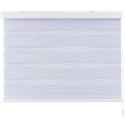 Cortina Roller Duo Black Out Blanco