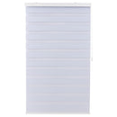 Cortina Roller Duo Black Out Blanco