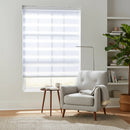Cortina Roller Duo Black Out Blanco