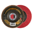 Disco Traslapado Jumbo Speed Ceramicon 115X22,23Mm 4 1/2" G40 Rhodius 208743