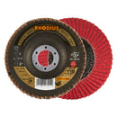 Disco Traslapado Jumbo Speed Ceramicon 115X22,23Mm 4 1/2" G60 Rhodius 208744