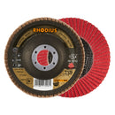 Disco Traslapado Jumbo Speed Ceramicon 115X22,23Mm 4 1/2" G80 Rhodius 208745