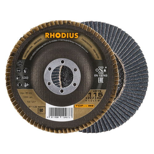 Disco Traslapado Lsz Fb Topline Iii 115X22,23Mm G80 Rhodius 211329