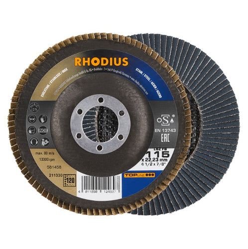 Disco Traslapado Lsz Fb Topline Iii 115X22,23Mm G120 Rhodius 211330