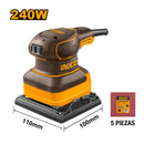 LIJADORA ORBITAL  INDUSTRIAL ELECTRICA 240W/110X100MM INGCO PS2416