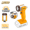LAMPARA LED INDUSTRIAL INALAMBRICO  20V/270LUM INGCO CWLI2038