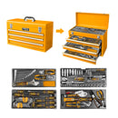 SET DE HERRAMIENTAS INDUSTRIAL CON CAJA METALICA 132 PIEZAS INGCO HTCS221321