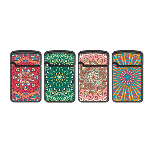 Encendedor Recargable Royal Jet Flame Mandala Diseños 1un. - Zengaz