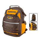 MOCHILA PORTA HERRAMIENTAS INDUSTRIAL 8KG 380X170X460MM INGCO HBP01028