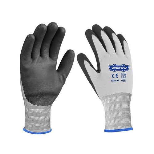 12 Pares De Guantes Nitrilo En Palma Talla Xl Wadfow Wgv2803