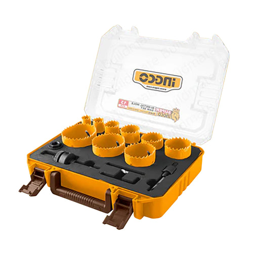 Set Sierras De Copa Industrial Bi-Metal 19-64Mm 13 Piezas Ingco Akh0132