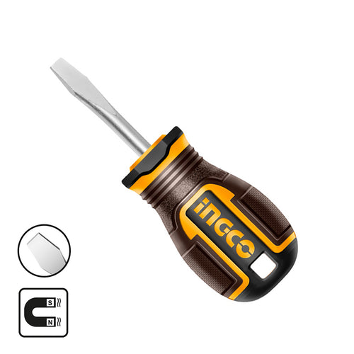 Destornillador Industrial Punta Plana Sl6.5X38Mm Ingco Hsdsl6038
