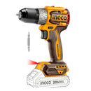 TALADRO ATORNILLADOR BL INDUSTRIAL INALAMBRICO COMPACT 20V/13MM INGCO CDLI206021