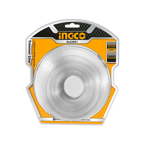 HILO PARA ORILLADORA INDUSTRIAL 1LB 2MMX120M INGCO ALS2001