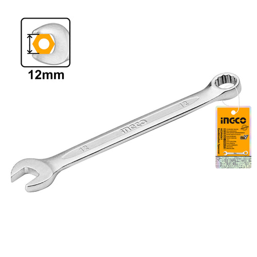 LLAVE INDUSTRIAL PUNTA CORONA 12X161MM INGCO HCSPA121