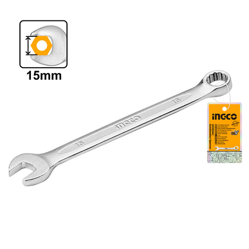 LLAVE INDUSTRIAL PUNTA CORONA 15X191MM INGCO HCSPA151