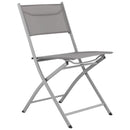 Silla Plegable 46X56X82 Cm. Taupe
