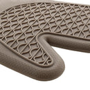 Guante De Cocina De Silicona Talla unica Negro, Gris