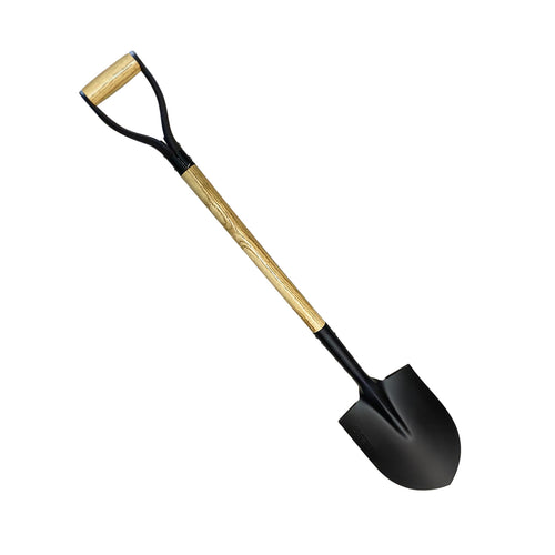 Pala Punta Huevo Mango Madera Mirlo S518Y