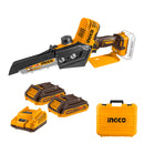 Mini Motosierra Bl Industrial +2 Bat 2Ah Y Carg 20V/6" Ingco Cgsli20686