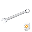 LLAVE INDUSTRIAL PUNTA CORONA 6X101MM INGCO HCSPA061